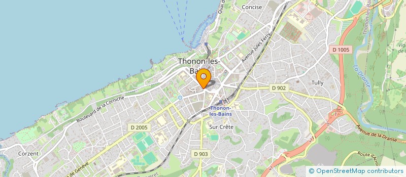 localisation de l'entreprise SARL CORDONNERIE DU LEMAN à THONON-LES-BAINS