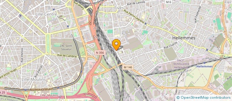 localisation de l'entreprise SARL COREBAT à LILLE