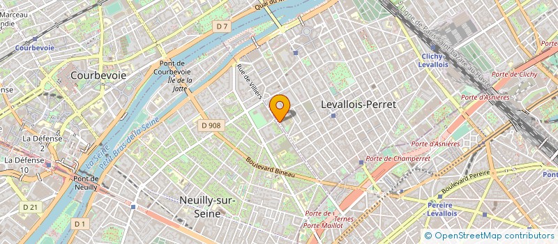 localisation de l'entreprise SARL CORESTE à NEUILLY-SUR-SEINE