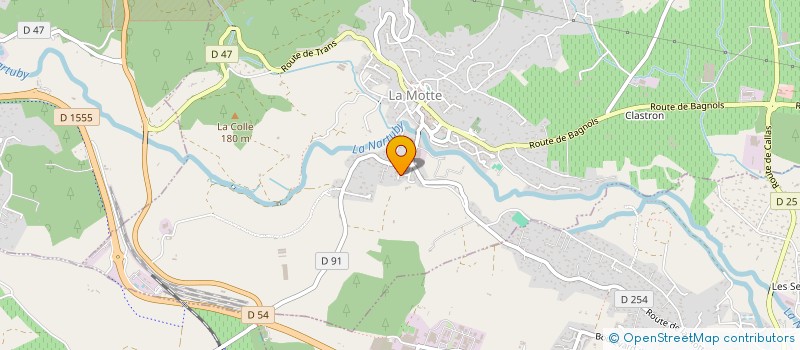 localisation de l'entreprise SARL CORGNOLO  LA MOTTE