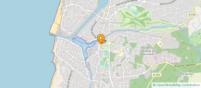 localisation de l'entreprise SARL CORHUS  CAPBRETON