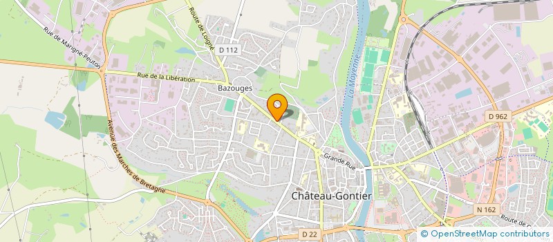 localisation de l'entreprise SARL CORMIER PERE ET FILS  CHATEAU-GONTIER-SUR-MAYENNE