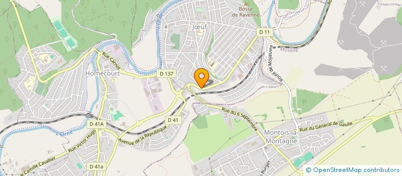 localisation de l'entreprise SARL CORPS PLUS  JUF