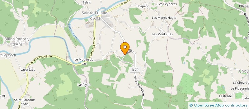 localisation de l'entreprise SARL CORPSY à SAINTE EULALIE D'ANS