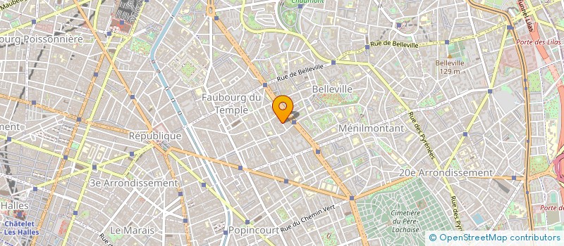 localisation de l'entreprise SARL CORPUS CHRISTI  PARIS