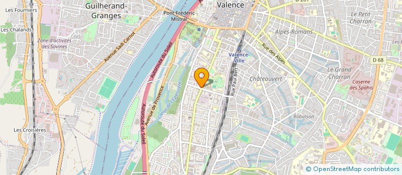 localisation de l'entreprise SARL CORREIA ET CIE à VALENCE