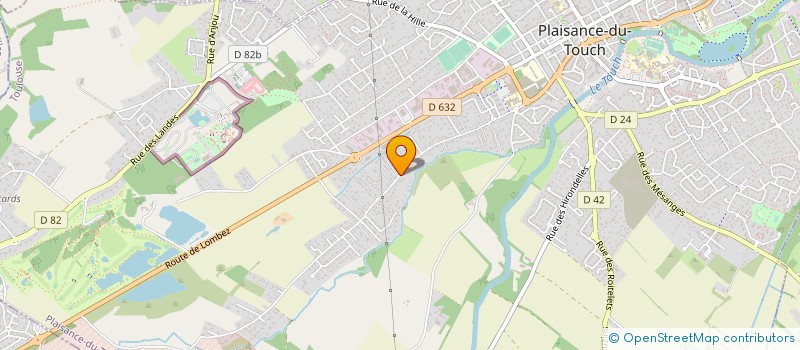 localisation de l'entreprise SARL CORREIA FILIPE  PLAISANCE-DU-TOUCH