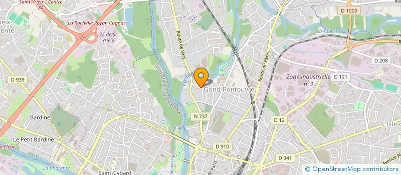 localisation de l'entreprise SARL CORREIA FRERES à GOND-PONTOUVRE