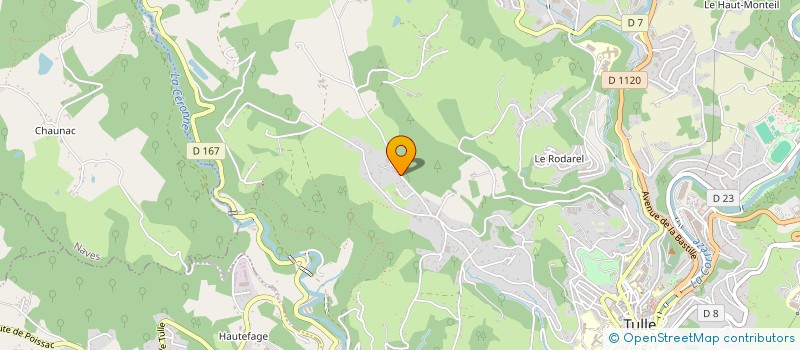 localisation de l'entreprise SARL CORREZE LIVRES UNIVERS  TULLE