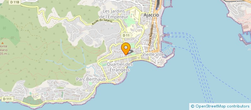 localisation de l'entreprise SARL CORSE EXPANSION à AJACCIO