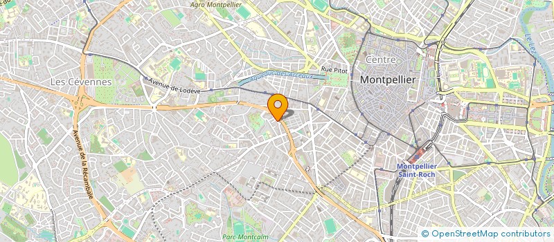 localisation de l'entreprise SARL CORUS à MONTPELLIER