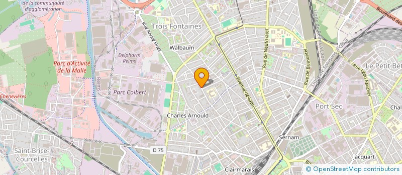 localisation de l'entreprise SARL CORYMISS à REIMS