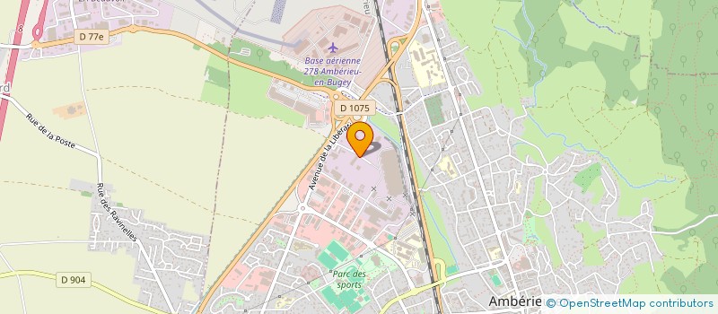 localisation de l'entreprise SARL COS  AMBERIEU-EN-BUGEY