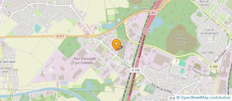 localisation de l'entreprise SARL COSIMO ZAMPAGLIONE  CARVIN