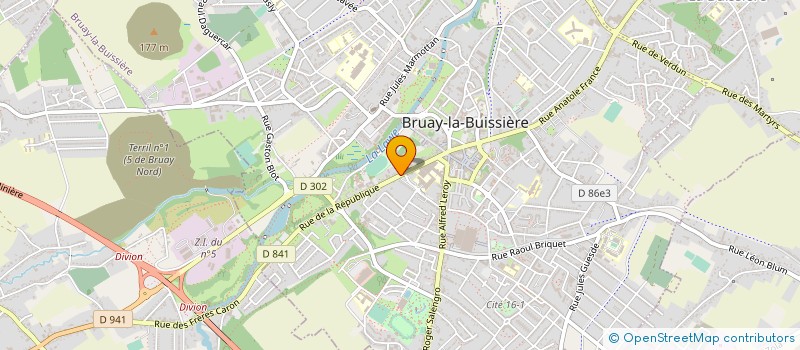 localisation de l'entreprise SARL COSMANATURE à BRUAY-LA-BUISSIERE