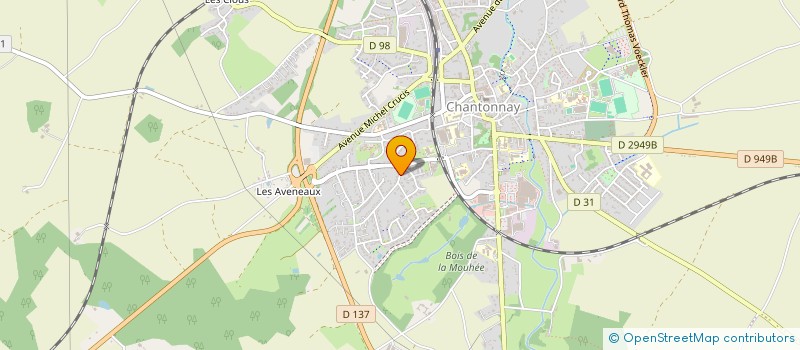 localisation de l'entreprise SARL COSSE à CHANTONNAY