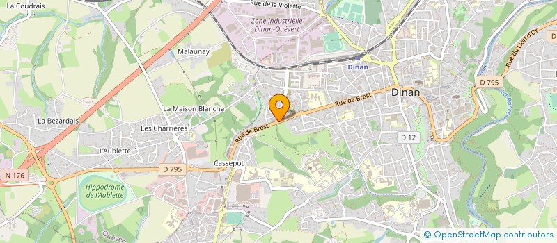localisation de l'entreprise SARL COSSE TRANSPORTS à DINAN