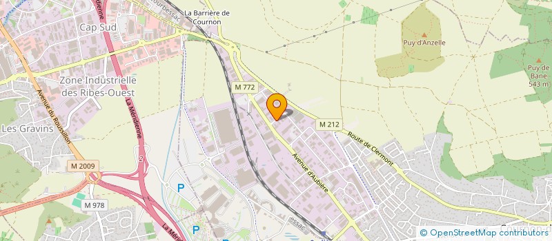 localisation de l'entreprise SARL COSSON JEAN MICHEL à COURNON-D'AUVERGNE