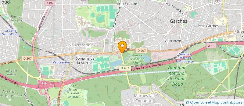 localisation de l'entreprise SARL COSTA  MARNES-LA-COQUETTE