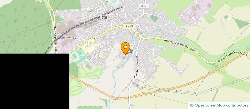 localisation de l'entreprise SARL COSTA  VITTEL