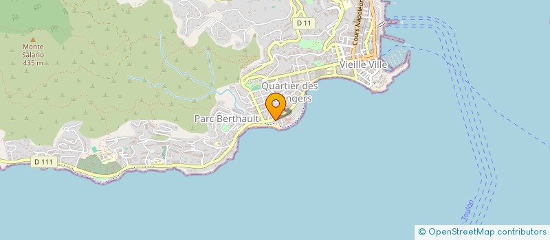 localisation de l'entreprise SARL COSTA FRERES  AJACCIO