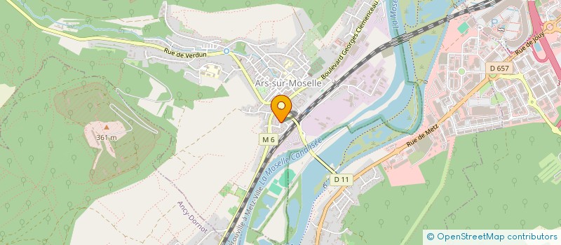 localisation de l'entreprise SARL COSY  ANCY-DORNOT