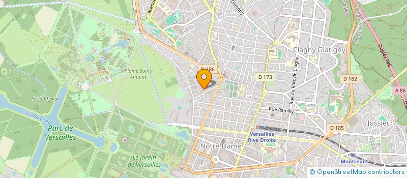 localisation de l'entreprise SARL COT LA CLIMATIQUE DE L'OUEST à VERSAILLES