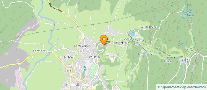 localisation de l'entreprise SARL COTE à PLATEAU D'HAUTEVILLE
