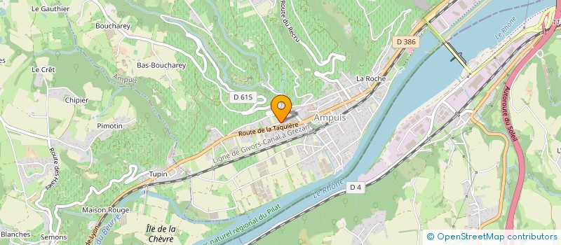 localisation de l'entreprise SARL COTE à AMPUIS