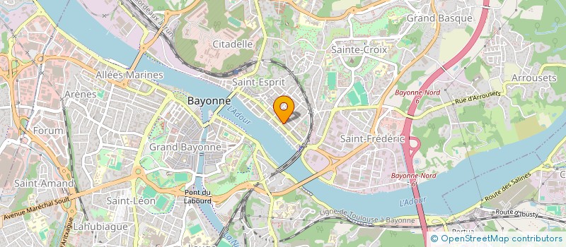 localisation de l'entreprise SARL COTE BASQUE DECOUPAGE à BAYONNE