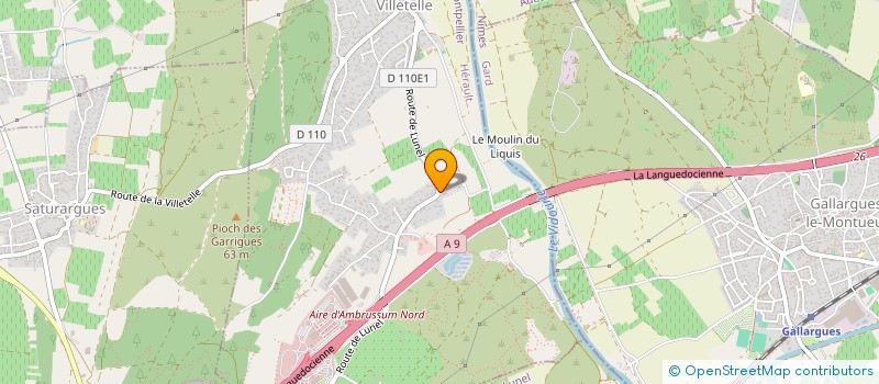 localisation de l'entreprise SARL COTE CIGALE à VILLETELLE
