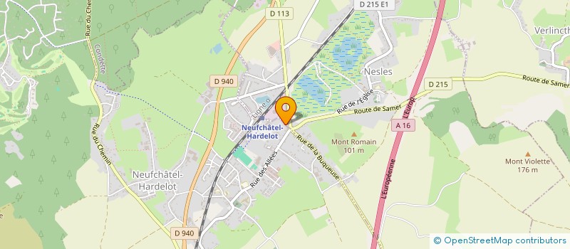 localisation de l'entreprise SARL COTE D'OPALE CONSTRUCTION  SAMER