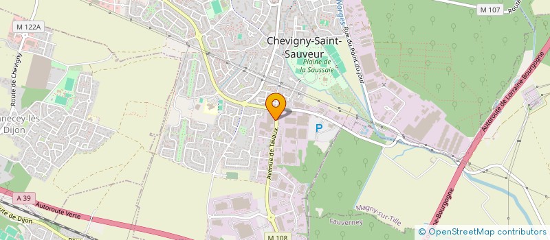 localisation de l'entreprise SARL COTE D OR LEVAGE à CHEVIGNY-SAINT-SAUVEUR