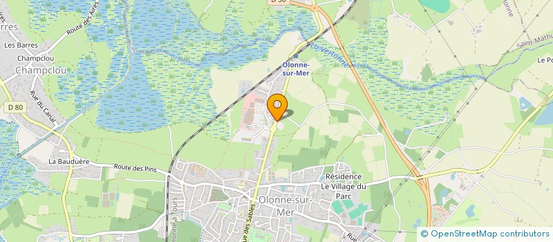 localisation de l'entreprise SARL COTE&FITNESS à LES SABLES D'OLONNE