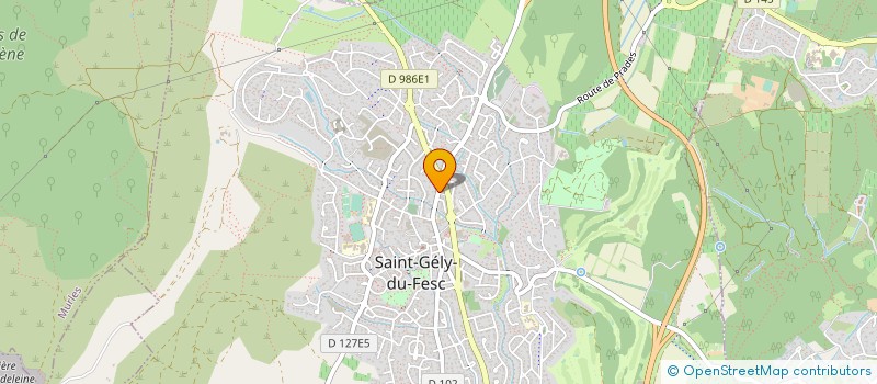 localisation de l'entreprise SARL COTE JARDIN à SAINT-GELY-DU-FESC