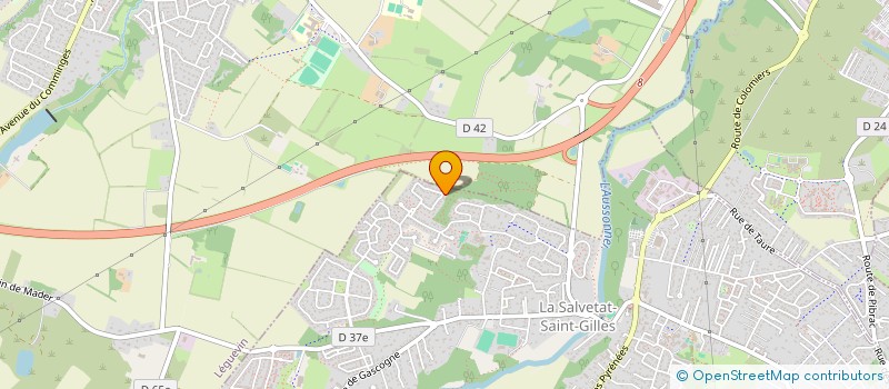 localisation de l'entreprise SARL COTE SERVICES PRO  LA SALVETAT-SAINT-GILLES