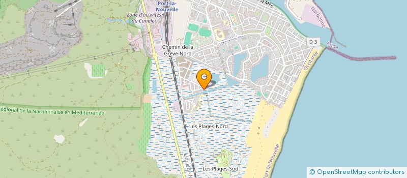 localisation de l'entreprise SARL COTE VERMEILLE AMARINE à PORT-LA-NOUVELLE