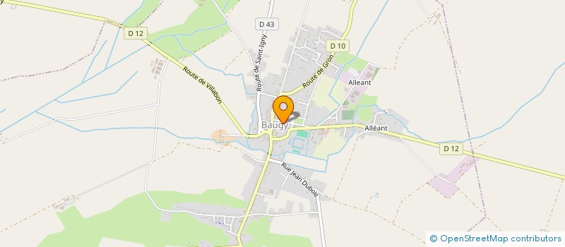 localisation de l'entreprise SARL COTEAUX &TERROIRS à BAUGY