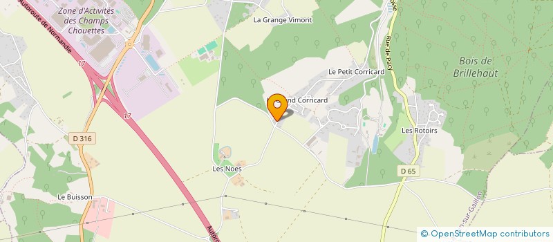 localisation de l'entreprise SARL COTELLE TERRASSEMENT  SAINT-AUBIN-SUR-GAILLON