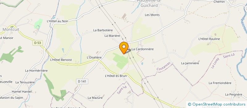 localisation de l'entreprise SARL COTENTIN RECEPTION SERVICES à MARIGNY-LE-LOZON