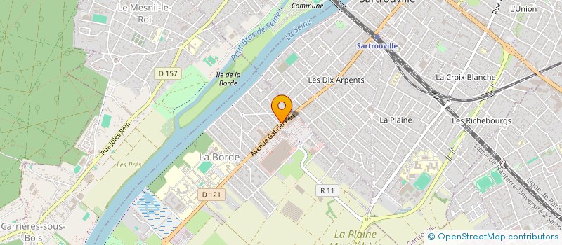 localisation de l'entreprise SARL COTES ET CRUS à MONTESSON