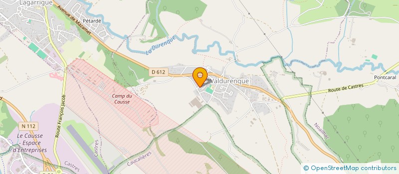 localisation de l'entreprise SARL COTRIMPEX à VALDURENQUE