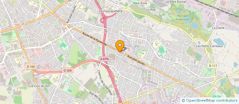 localisation de l'entreprise SARL COTTEVERTE à LES PONTS-DE-CE