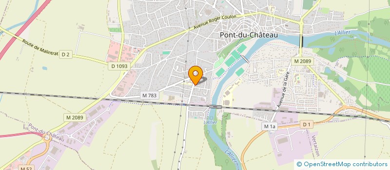 localisation de l'entreprise SARL COTTON FRERES à PONT-DU-CHATEAU