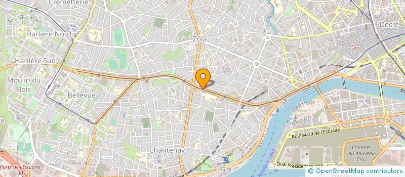 localisation de l'entreprise SARL COTY à NANTES