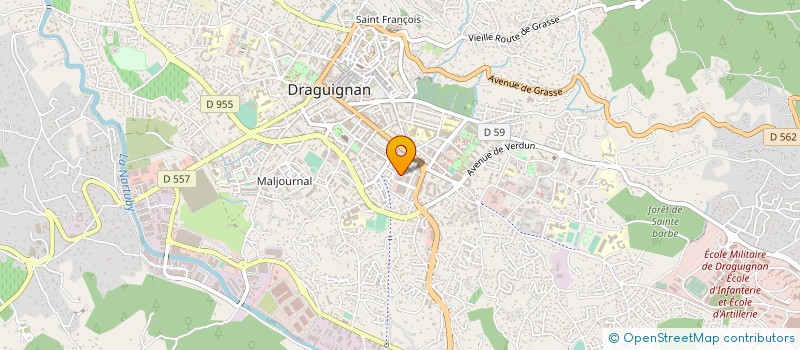 localisation de l'entreprise SARL COUGAR PROTECTION  DRAGUIGNAN