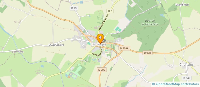 localisation de l'entreprise SARL COULBAULT & ASSOCIES à CARROUGES