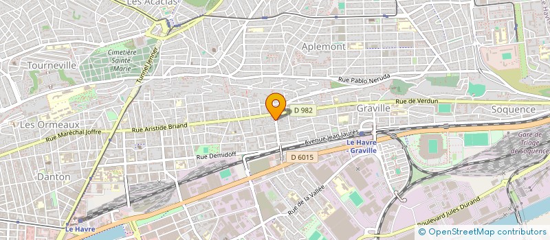 localisation de l'entreprise SARL COULEURS DE SEINE à LE HAVRE