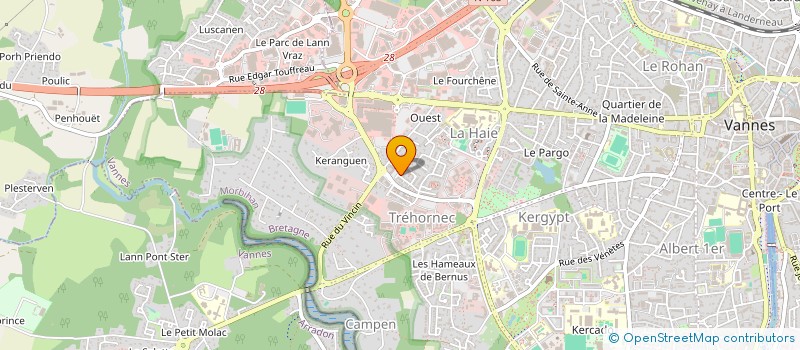 localisation de l'entreprise SARL COULLOUETTE à VANNES