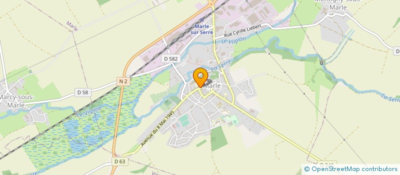 localisation de l'entreprise SARL COUP DE POMPES à MARLE
